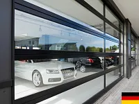 Остекленные алюминиевые ворота ALR 67 Thermo Glazing Hormann