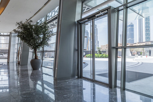 Распашные двери Geze